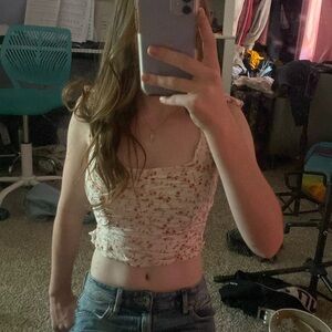 Alter'd state floral crop top